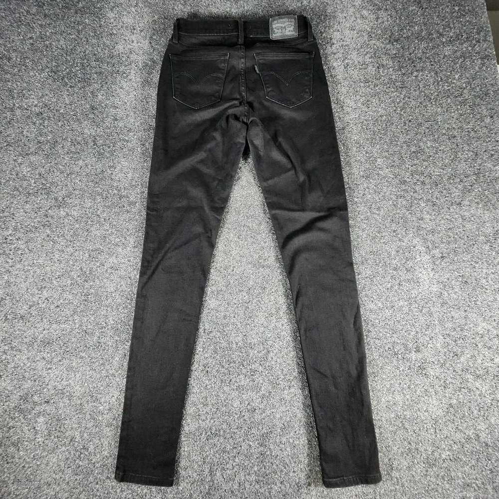 Lot 3 Levi's Jeans 1 720‎ & 2 710 Skinny Fit Women's Size 26/27 Black Gray
